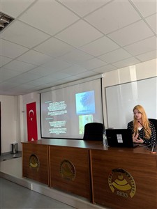 Fatma Işıl Erkara Yapay Zeka ve İklim Kurgusu Üzerine Sunum Gerçekleştirdi